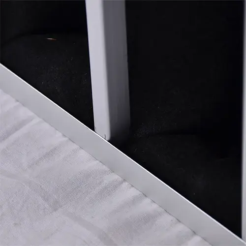 A detailed view of CleanLink's activated carbon pleat panel filter