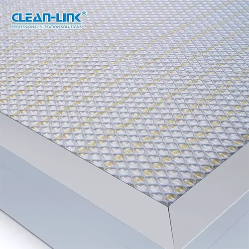 Detail view of CleanLink's liquid tank high efficiency HEPA air filter