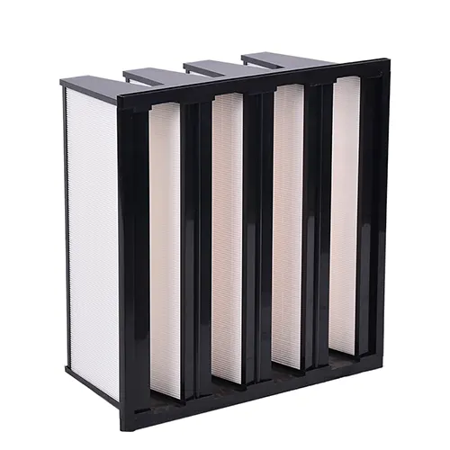 CleanLink's v-bank high efficiency air filter