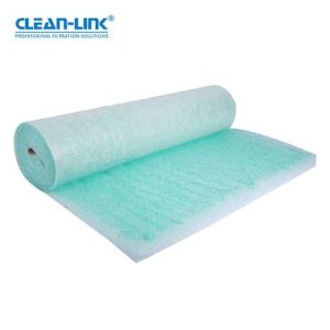 Glass fiber air filter media material