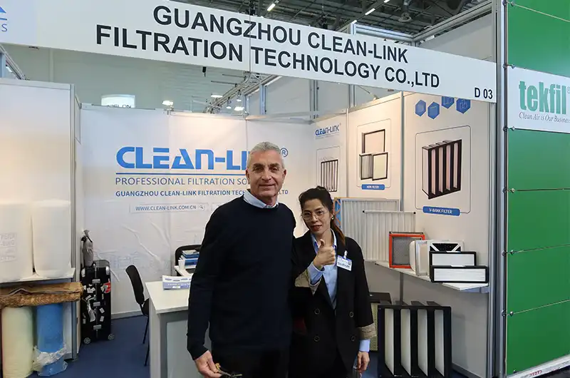 Cleanlink sales representative with the client - manufacturing capabilities 8