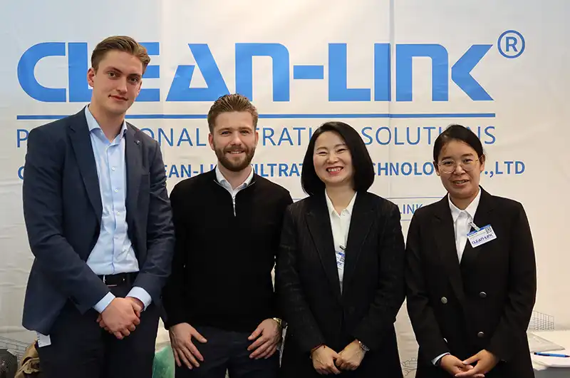 Cleanlink sales representative with the client - manufacturing capabilities 9