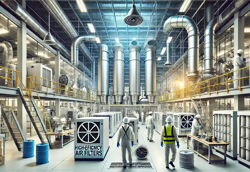 high efficiency air filters for industrial settings.