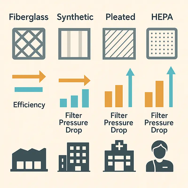 Energy Efficiency and Filter Selection Balancing Performance and Operating Costs